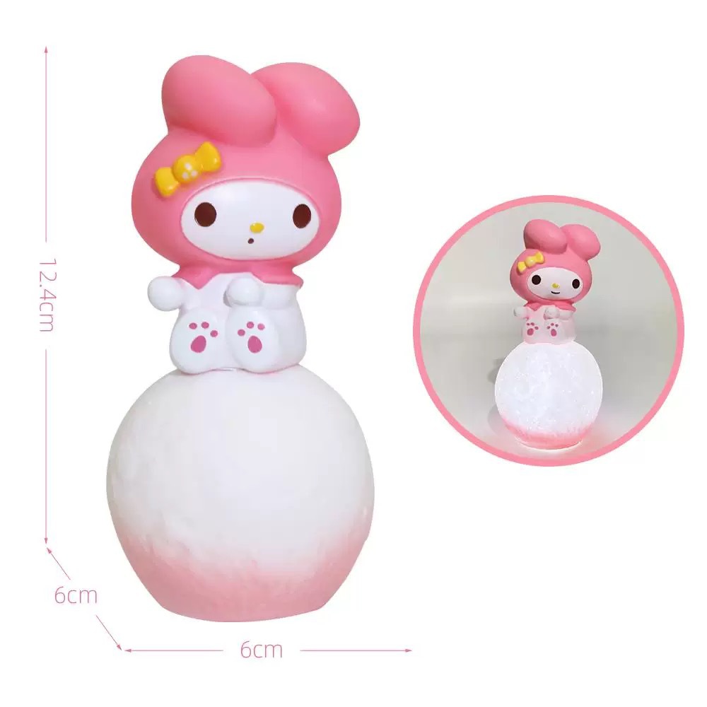 Sanrio dibujos animados linda luz nocturna Yugui perro regalo de cumpleaños al por mayor mercado nocturno estilo caliente puesto juguetes luminosos
