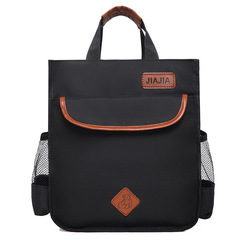 Primary school students' tutoring bag, middle school student's handbag, tutoring bag, portable school bag storage bag, men's and women's children's shoulder bag