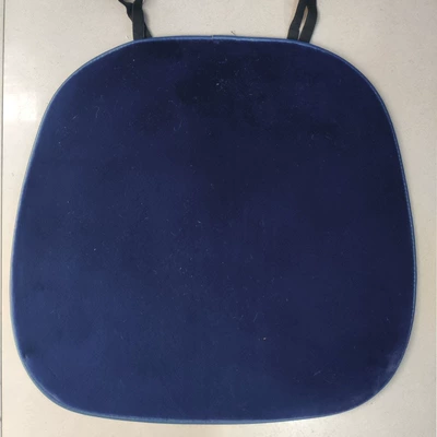 winter car cotton pad warm — Wool pad - faux-mink-velvet-square-pad-gem-blue