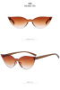 Fashionable sunglasses suitable for men and women, retro trend universal glasses, European style, cat's eye