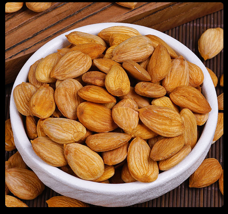 Sweet Almond Kernels (Prunus dulcis) — Peeled Xinjiang Apricot-Kernel Type for Soy Milk & Daily Nourishment preparation