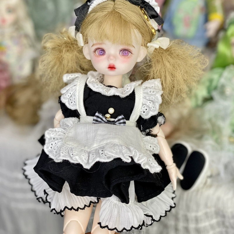 6 точек Домашний BJD30 см сустав mjd кукла Макияж кукла 3D реальный глаз девочка игрушка наряд кукла