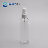 100 мл квадратная бутылка с распылителем, распылитель, бутылка для домашних животных, тонкий дозатор тумана, средство для снятия макияжа, увлажняющий спрей, дозирующая бутылка для образцов