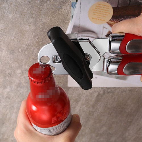 Can opener cross-border manual three-in-one multi-functional powerful can knife opening kitchen can opener tool bottle opener