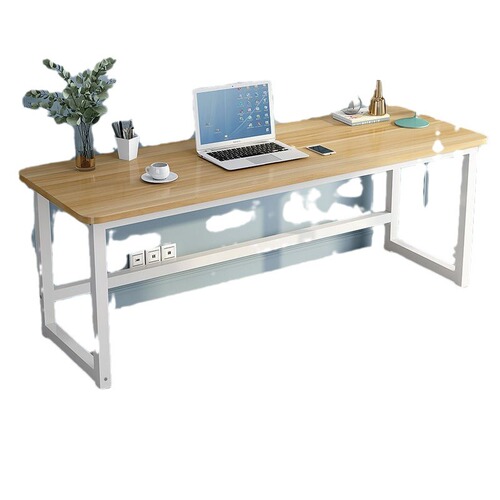 Simple long bar computer desk, home office desk, writing desk, bedroom study desk, narrow desk, minimalist rectangular small table