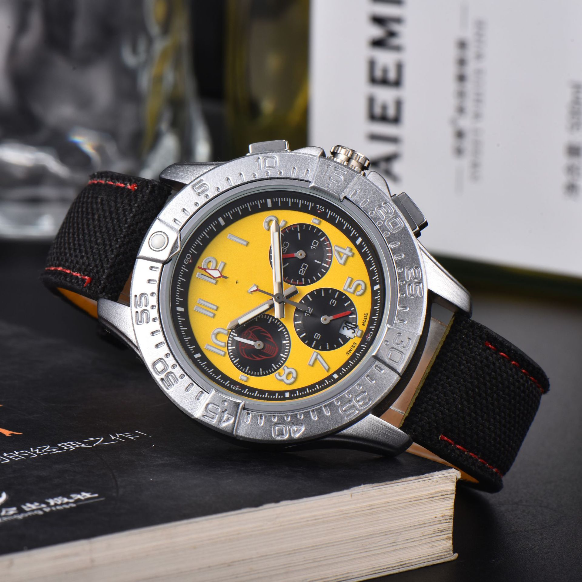 2025 foreign trade explosions goods men's quartz watches high quality six-pin function manufacturers wholesale a generation of hair