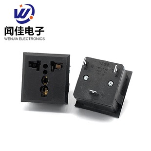 Multifunctional Socket Ac-015 Ac-012 Phosphor Copper Embedded Three-Hole Universal Socket Ss-801 Power Socket