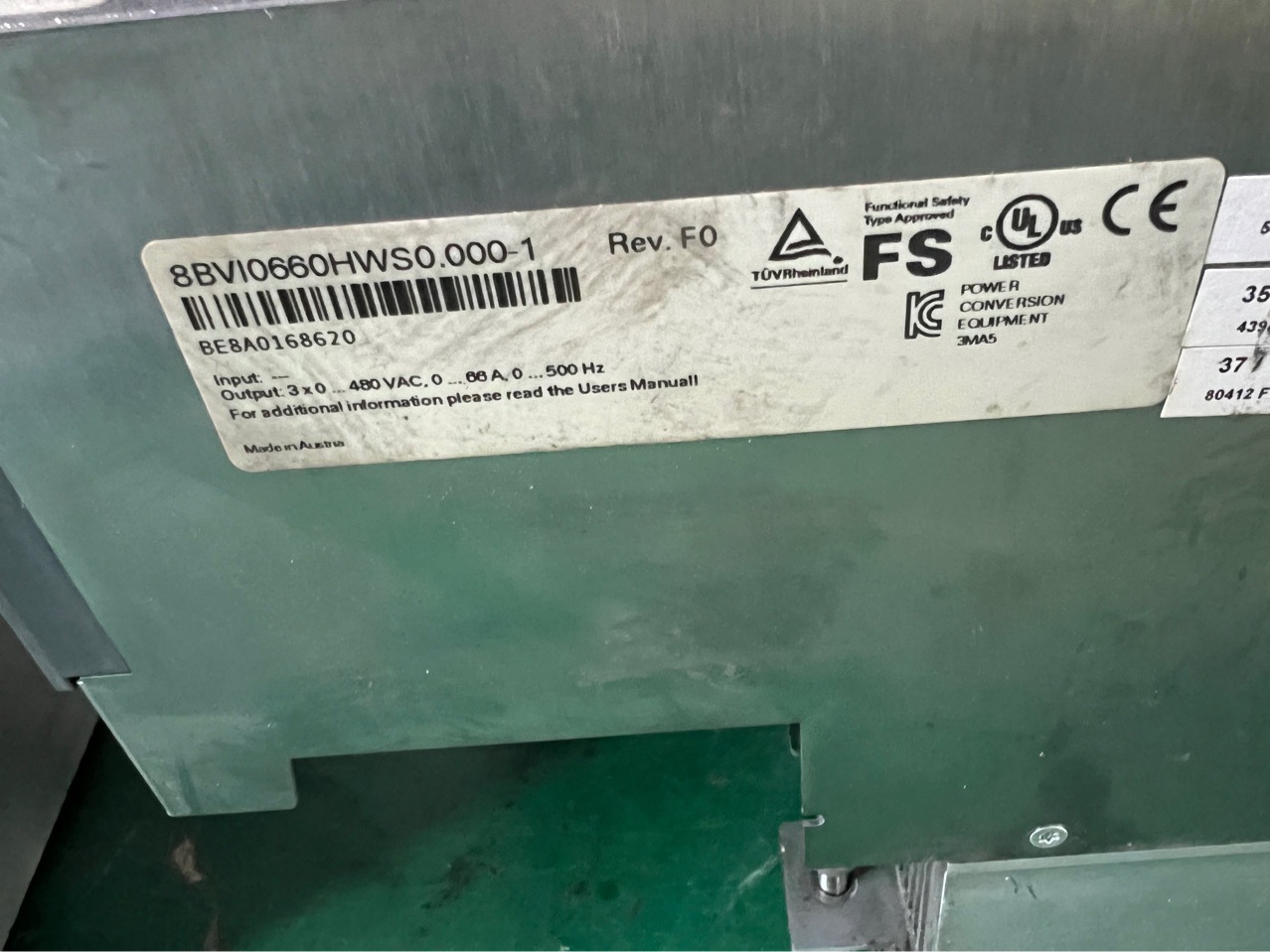 贝加莱伺服 ACOPOS 8BVI0660HWS0.000-1 包好 可测试