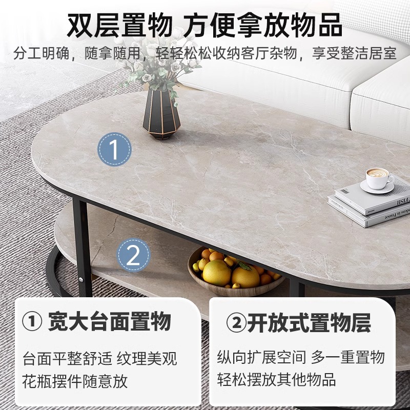 Mesa de té de estilo pequeño estilo de familia de lujo italiano mesa de té de alquiler de casa de estar sofá doméstico simple mesa de té creativa pequeña mesa redonda