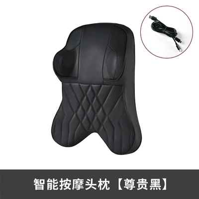 Headrest Neck Pillow Lumbar Pillow: Headrest - intelligent-massage-headrest-distinguished-black