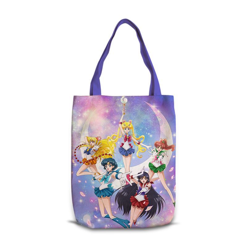 SAILORMOON水手月亮战士月野兔动漫周边单肩帆布袋休闲单肩购物袋