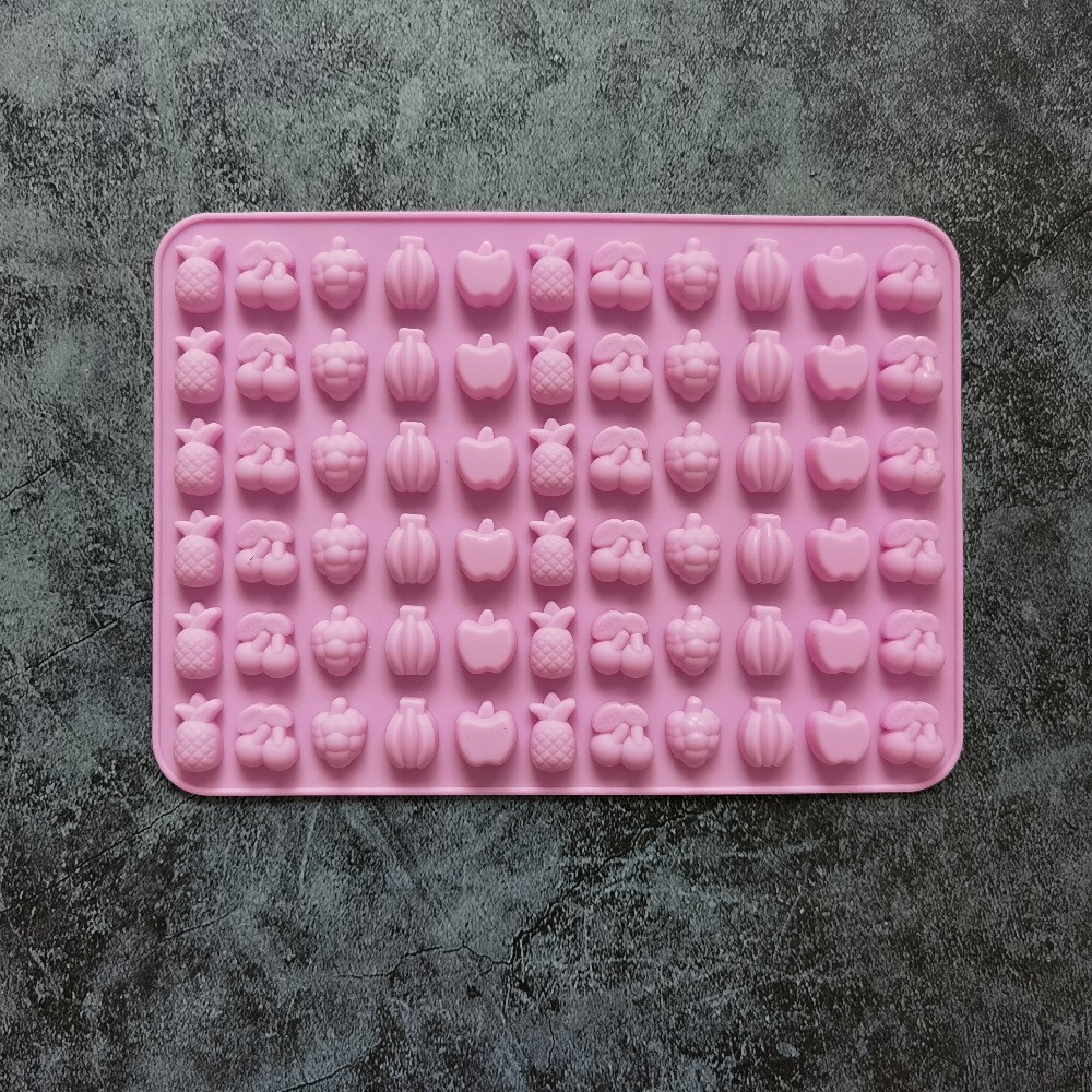 Silicone 66 fruit pineapple chocolate 329 molde de pastel gelatina pudín molde de pastel herramientas de horneado