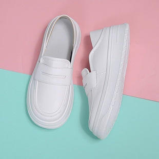 White nurse shoes women's soft-soled breathable deodorant non-slip 2024 summer new non-tired feet medical work shoes