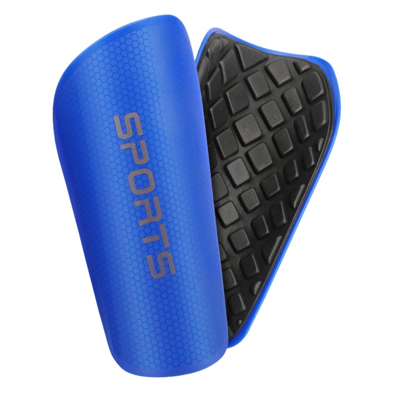Protector de pierna de fútbol de panal transfronterizo, inserto fijo engrosado, transpirable, inserto de rodilla para correr, espinillas para hombres