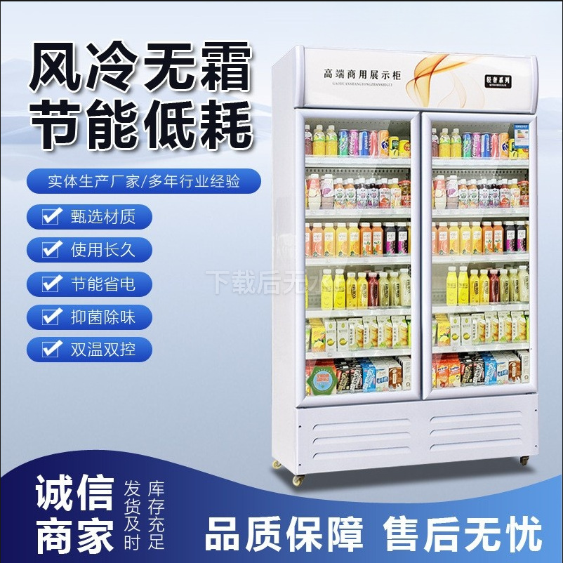 啤酒柜展示柜商用冷饮柜超市酒吧保鲜柜饮料冰柜冷藏单双门展示柜