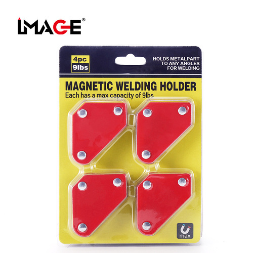 4pc strong magnetic welding positioner, welding auxiliary bracket, magnetic iron absorber, right angle magnet, bevel and multi-angle