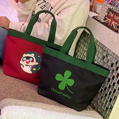 New Style Korean Version Waterproof Large Capacity Tote Lunch Box Bag Mommy Bag Office Commute Snack Shopping Bag Bento Bag for Women