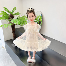 2024外贸批发童裙女童连衣裙夏装女宝宝无袖长裙儿童洋气裙子韩版