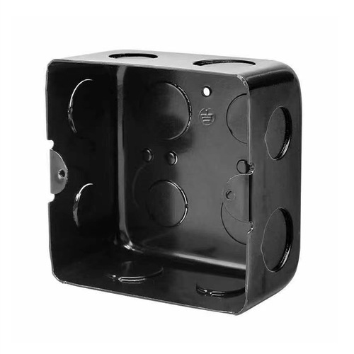 Type 120 all-copper floor insert black painted bottom box embedded iron cassette stainless steel blank cover plate to block the blind plate