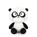 比鲁斯填充棉花娃娃熊猫动物公仔可加logo自主研发卡通冰墩现货