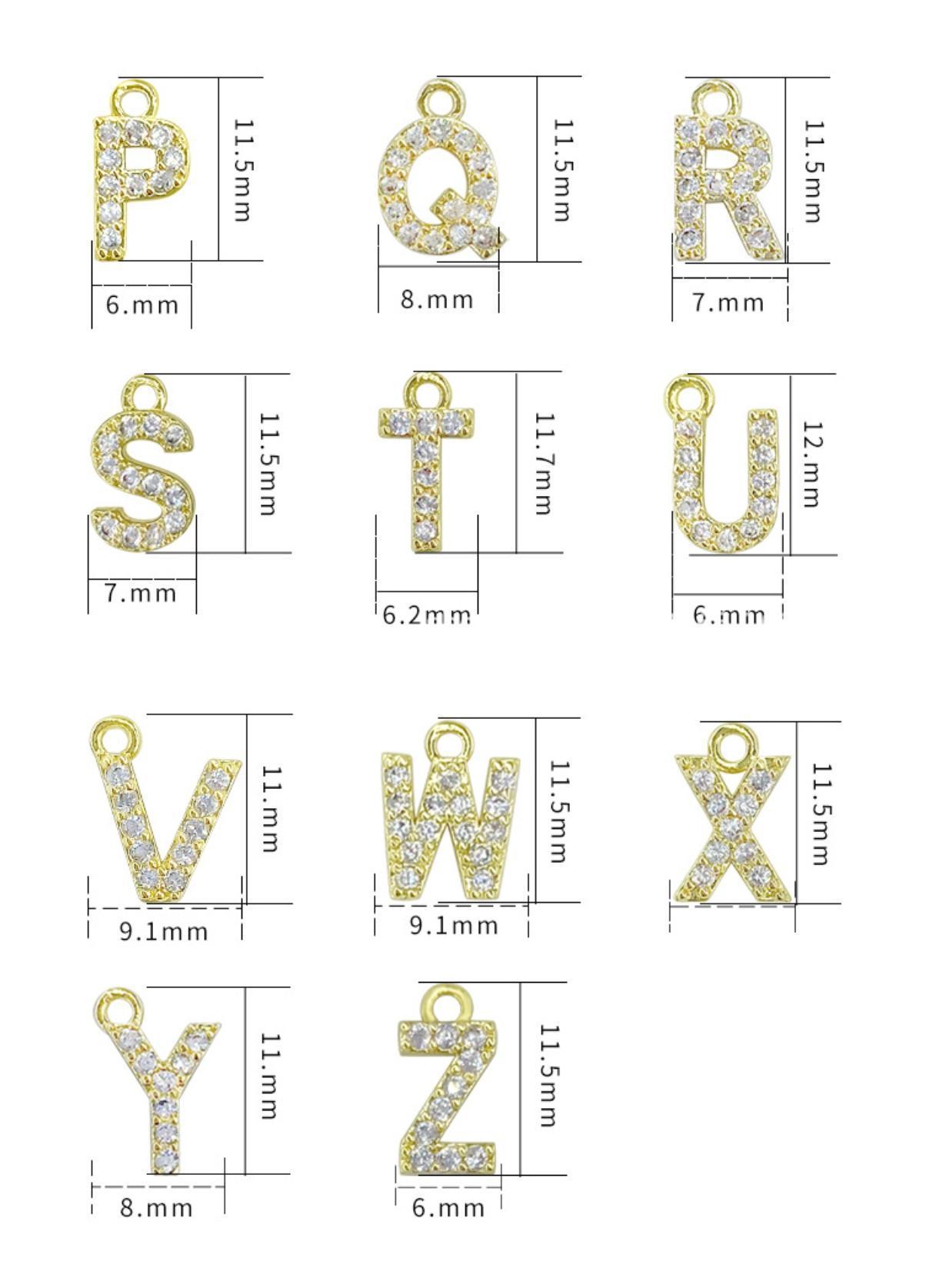 字母吊坠