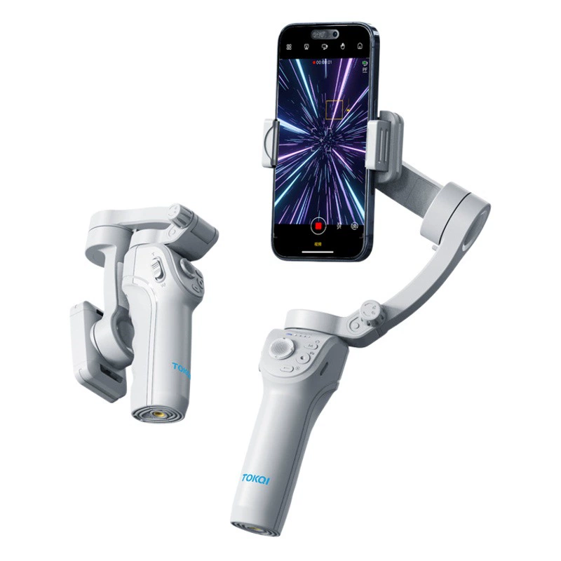 TOKQI портативный PTZ трехосный стабилизатор мобильного телефона, стабилизатор защиты от сотрясения смарт-лица и фотографии, живая рамка