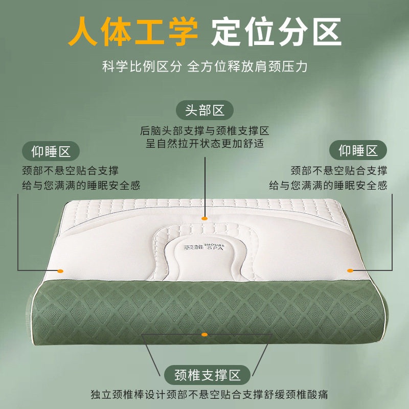 Los fabricantes suministran SPA para proteger la columna cervical y ayudar a dormir, almohadas para el hogar, almohadas bajas, medias y altas, almohadas para dormitorios de estudiantes, almohadas