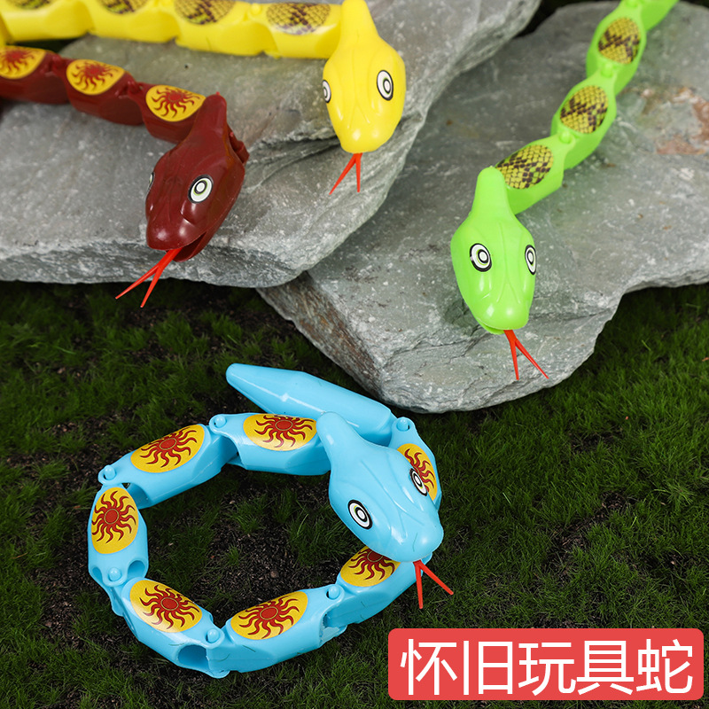 Serpiente de juguete de plástico transfronterizo