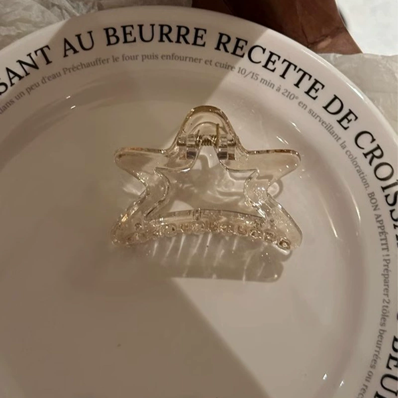 Акриловая заколка с крабом, большая акула, заколка, аксессуар для волос, стиль высокого качества