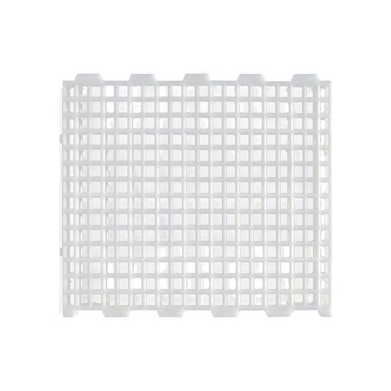 Placa de fuga de heces de plástico para cerdos, cama de parto de cerdos, placa de fuga de costura de cuidado de lechones