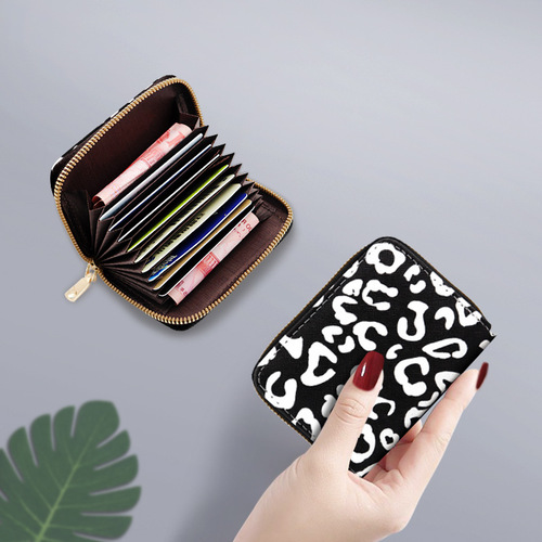  New Fashion Card Holder Women's Large Capacity ID Bag Multi-Slot Card Holder Advanced Business Card Holder Exquisite Coin Purse