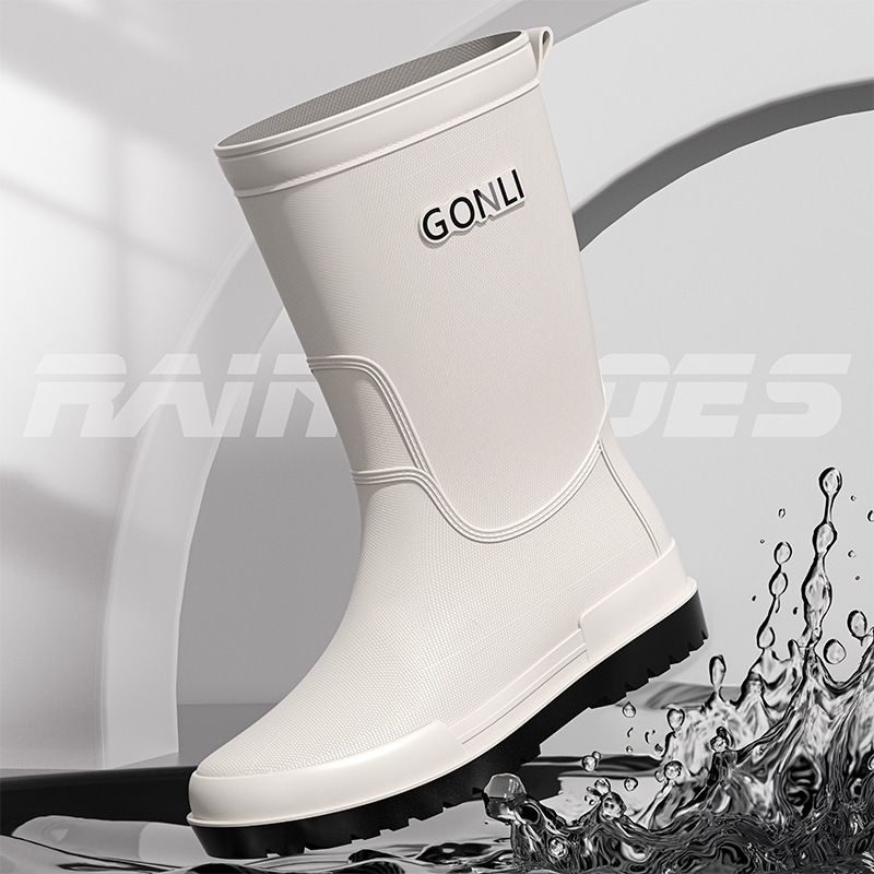 Cross-border rain boots men's non-slip wear-resistant water shoes new men's outdoor sea fishing rubber shoes waterproof rain boots Cross-border rain boots men's non-slip wear-resistant water shoes new men's outdoor sea fishing rubber shoes waterproof rain boots