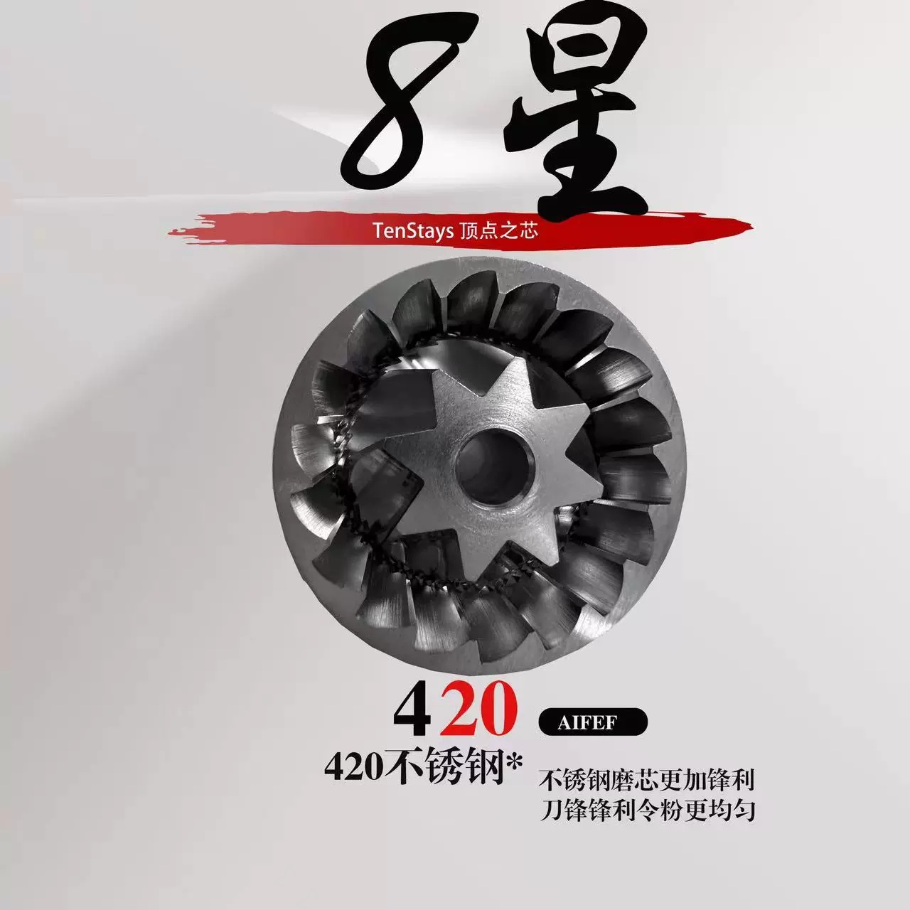 MOJAE/摩佳手摇咖啡磨豆机不锈钢芯家用磨豆机便携手冲意式研磨机