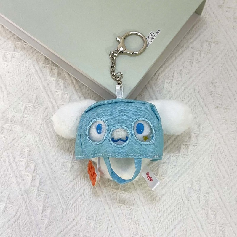 かわいいサンリオハロウィンゴーストシリーズペンダントマスク付き発光ヘッドギアクロメktぬいぐるみキーホルダー|undefined