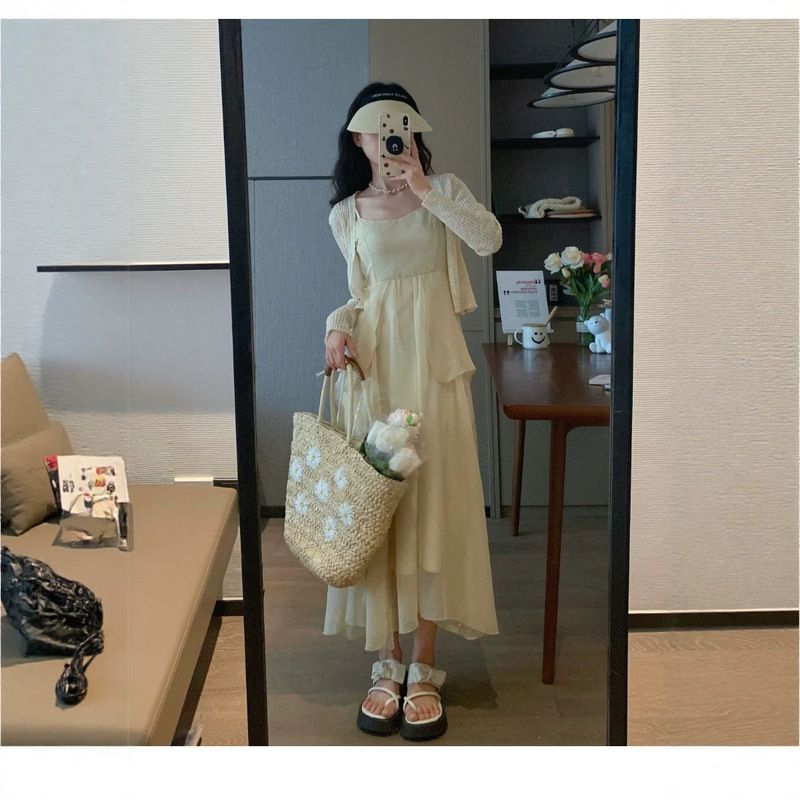 Beach Dress for Women, Stunning Mini Dress in Sanya, Dali Erhai Dress, Seaside Photo Shoot Outfit, Super Fairy-Like Vacation Style Dress