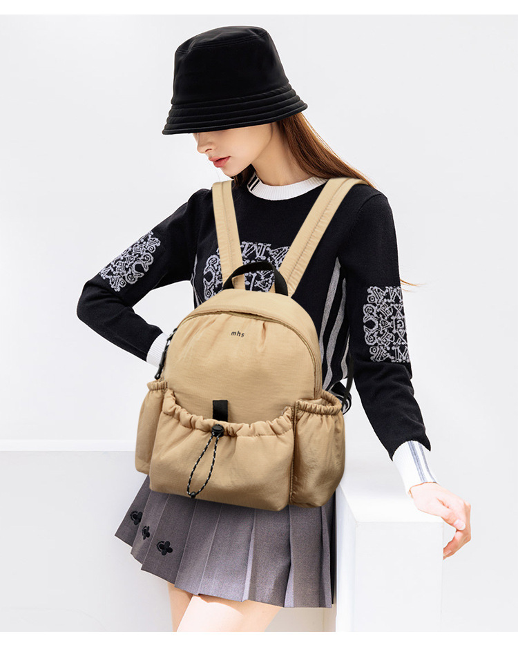 Jiaoxia's new model 2025 lightweight expandable women's backpack travel waterproof outdoor backpack mother bag large capacity