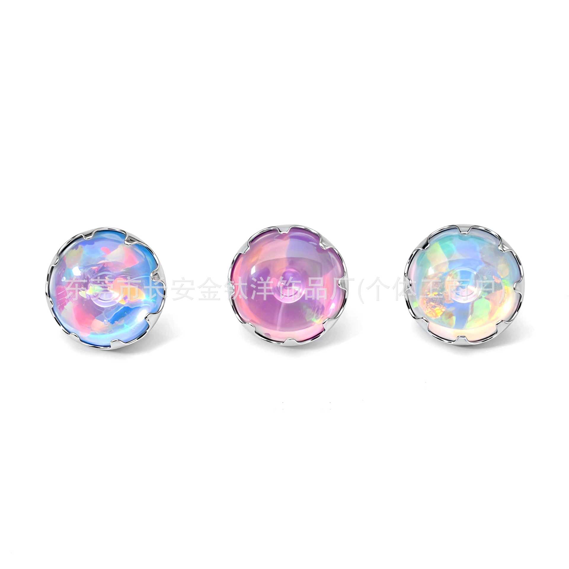 Labret piercing jewelry detail image