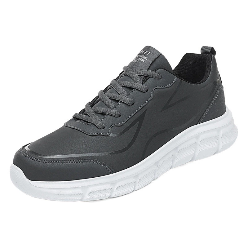 В наличии внешнеторговые трансграничные Amazon AliExpress Ebay больших размеров мужские кожаные 46 47 48 легкие кроссовки прилив