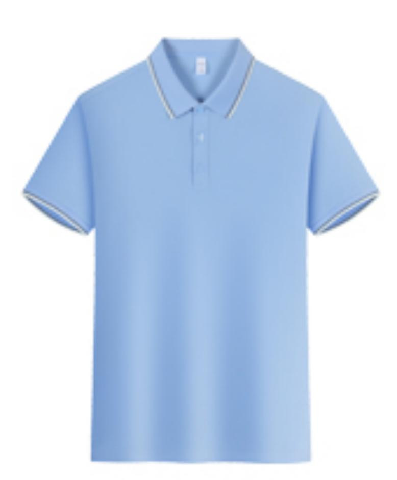 Polo de manga corta de poliéster de color liso con cuello tipo solapa, fragancia de lujo y tacto fresco, ideal para verano 2026, ¡gran oferta para dropshipping y transmisiones en vivo!