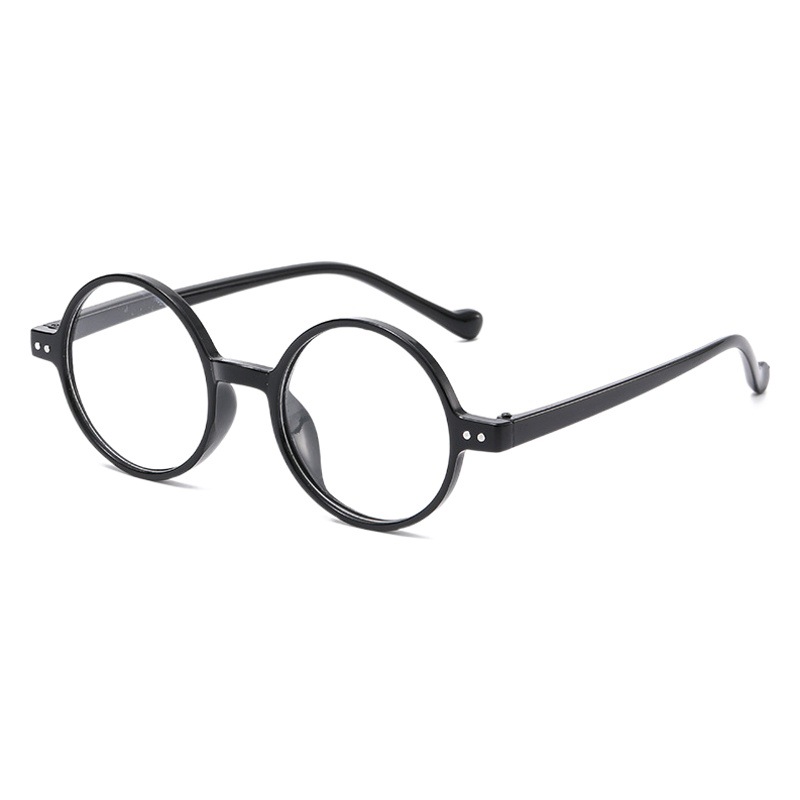 Nueva ronda anti-azul gafas de lectura de Luz Retro de moda ronda Príncipe HD estilo coreano gafas de lectura para personas de mediana edad y ancianos