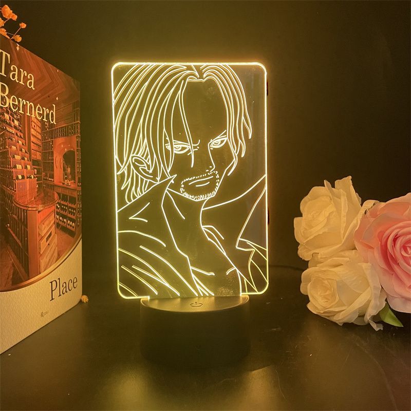 USB Nightlight One Piece Xiangx Animation Table Lamp Secondary Desktop Ornaments Birthday Gift Color Changing Atmosphere USB Nightlight One Piece Xiangx Animation Table Lamp Secondary Desktop Ornaments Birthday Gift Color Changing Atmosphere