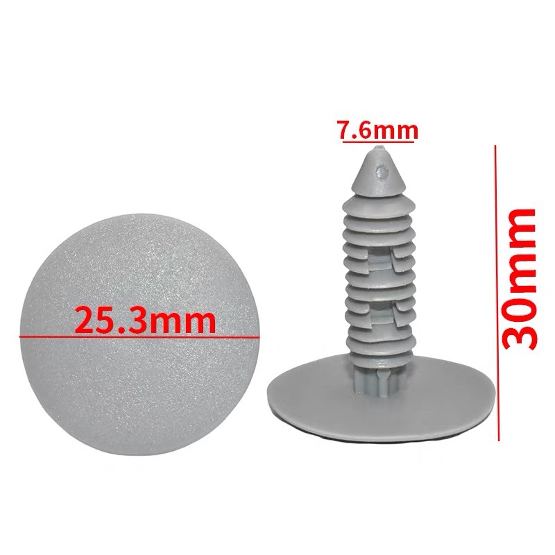 Car roof buckle gray beige plastic rivet barb clip dashboard trim…