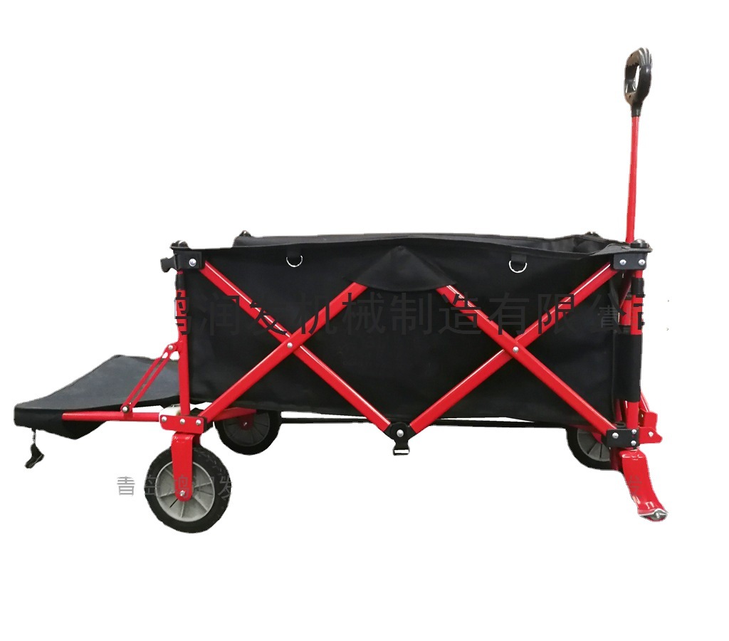 青岛鸿润发布兜车2021年新品四轮折叠布兜车可拆卸布兜工具车