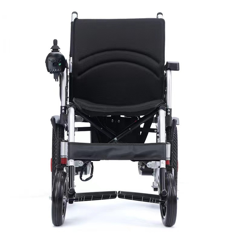 Electric wheelchair, cross-border smart, foldable, portable, specialized for disabled and elderly, four-wheel mobility wheelchair