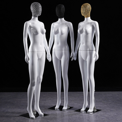 Dress store female model props female full-body white factory dropshipping fake human body window wedding dress clothing display rack
