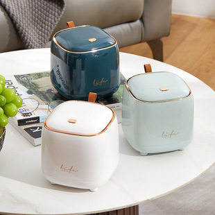 Desktop Trash Can, Living Room, Light Luxury Trash Can, Car-Mounted Home Office Desk, Restaurant Storage Bin, Trash Basket, Others