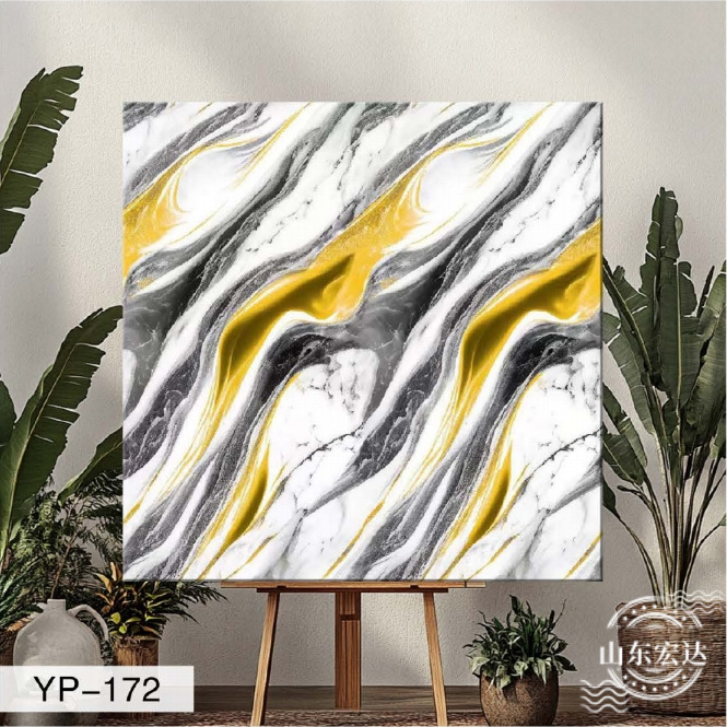 Azulejo de imitación mármol autoadhesivo adhesivo de pared sala de estar baño decoración de pared impermeable y a prueba de humedad con papel de aluminio