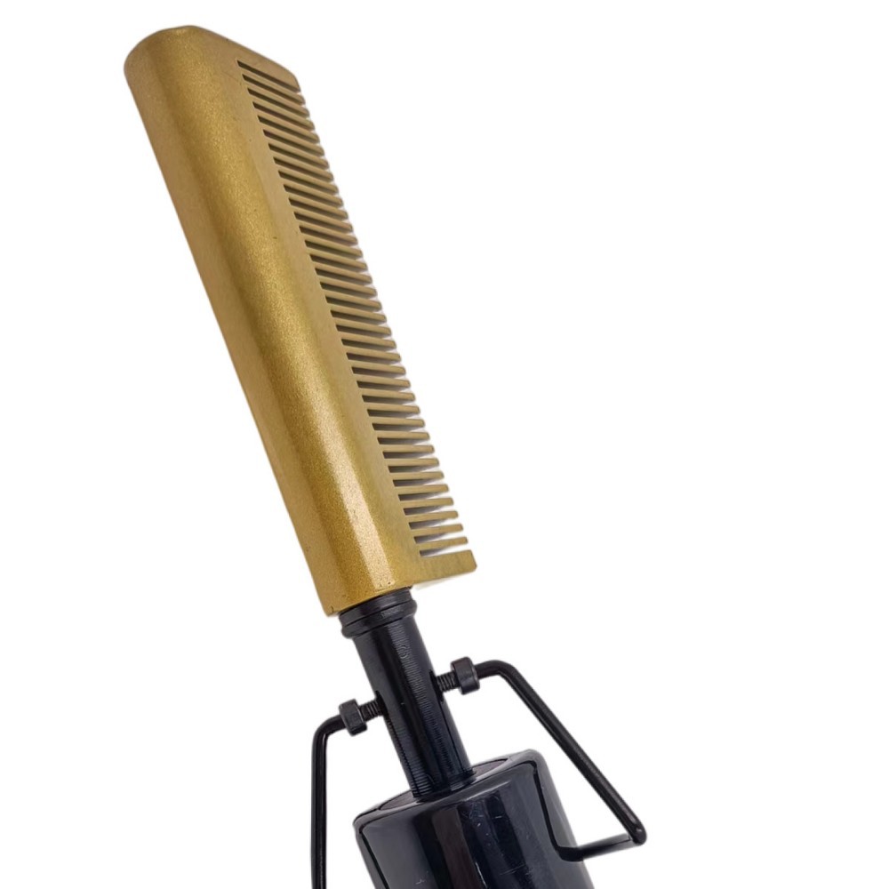 Waer Electric Curling Comb Copper Comb Wet and Dry Curling Wand Household Curling Multi-Functional Bangs Straight Hair Comb Wholesale Model