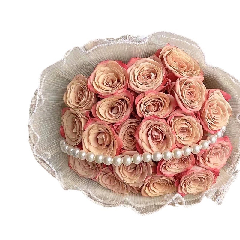 Hilo de onda perla hilo de onda ramo de flores malla de embalaje bolsa floral hilo de flores tienda de flores materiales de embalaje