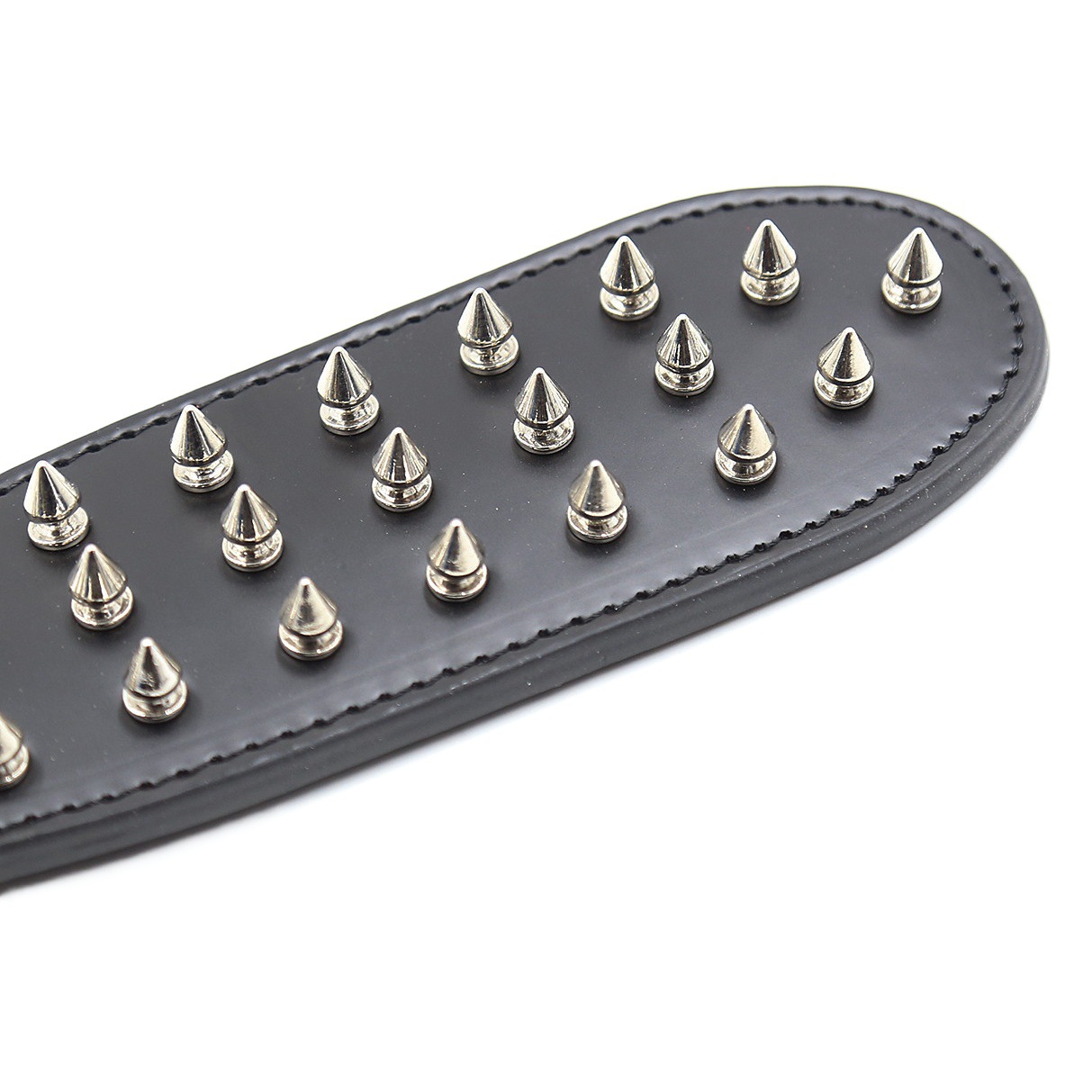 Los hombres y las mujeres juguetes sexuales juguetes puntiagudos de uñas raqueta de cuero productos sexuales raqueta de cuero pareja femenina coquetear PU raqueta de mano adulta